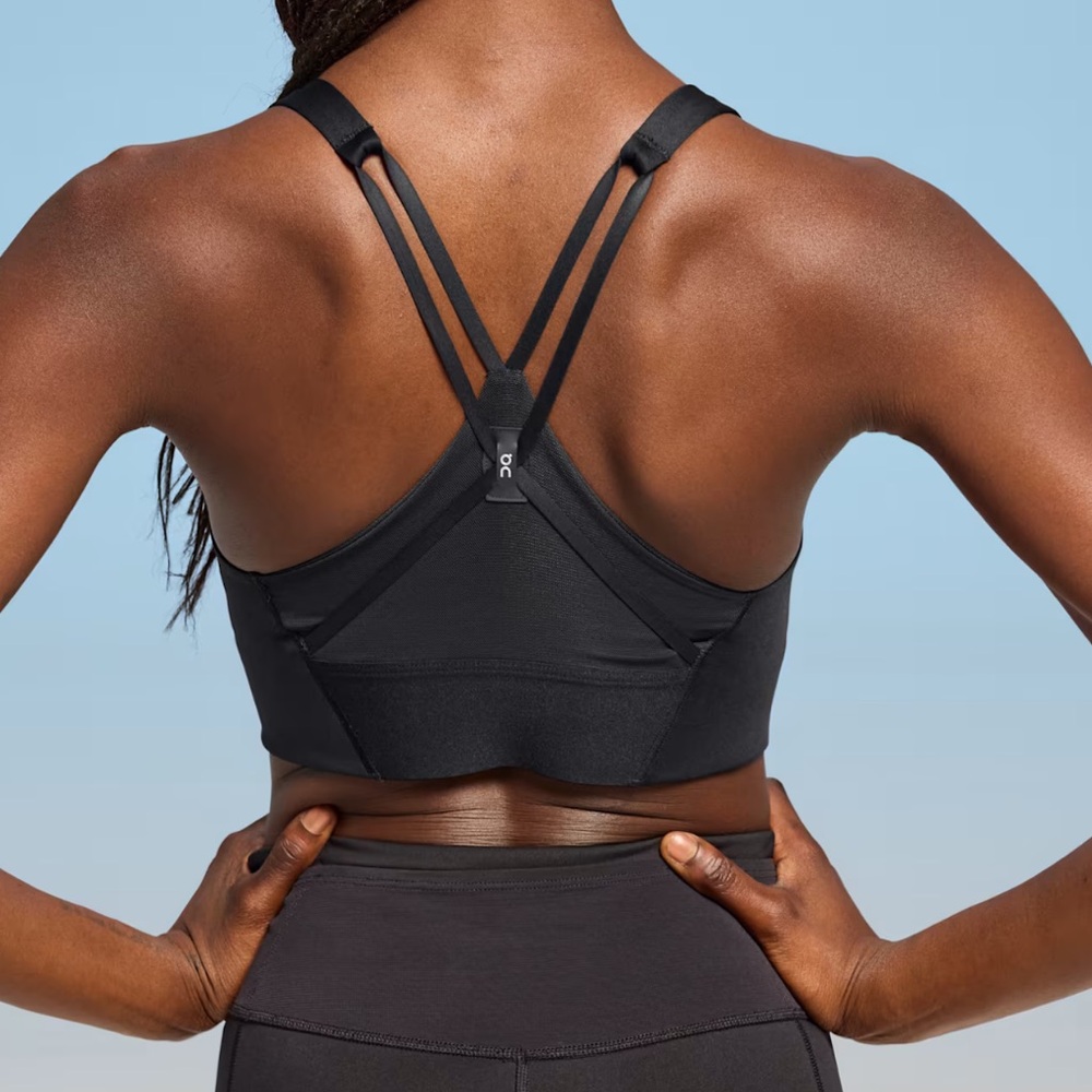 On Running Active Longline Sports Bra Size XS (D-DD) Black NWT